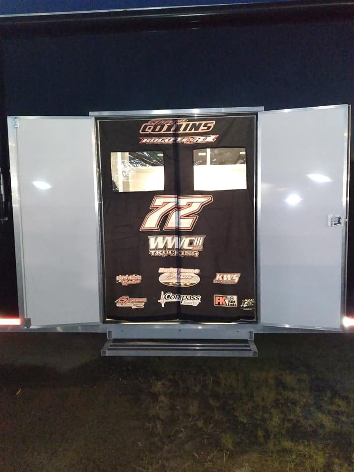 Side Door Trailer Curtain zipper center