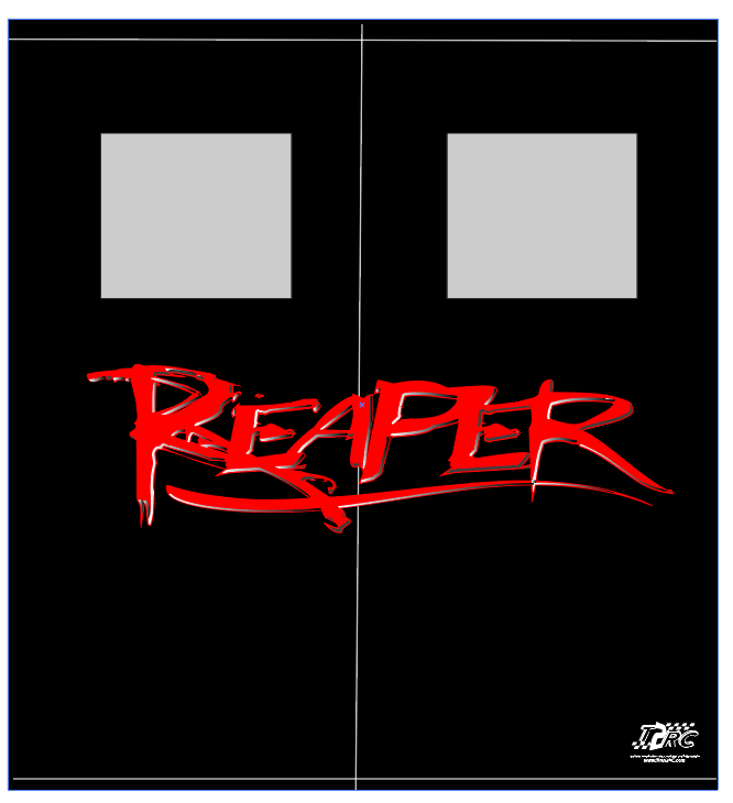 Magnetic Zipper Hybrid Center Closure Trailer Curtain Standard C Height Trailer - Under 90 inches