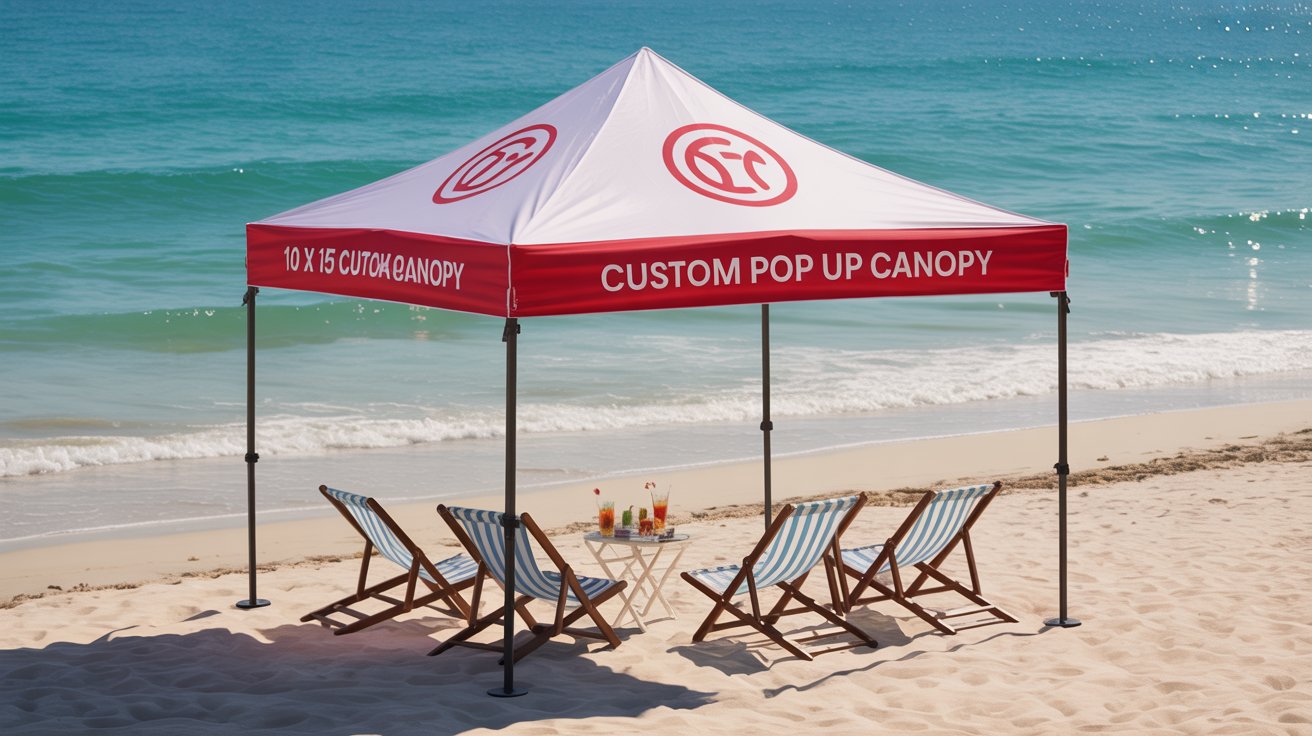 10 x 15 Custom Pop Up Canopy